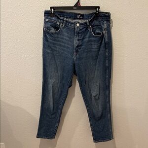 GAP Dark Blue Cigarette High-Rise Women's Jeans